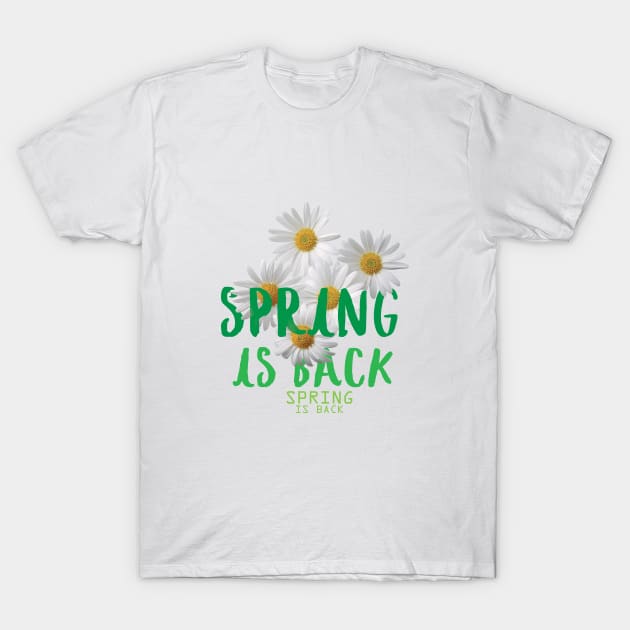 Spring is Back T-Shirts T-Shirt by HozDes